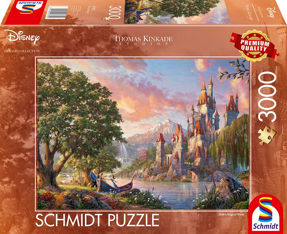 Schmidt Spiele Disney 57372 Thomas Kinkade, Disneys Belle's